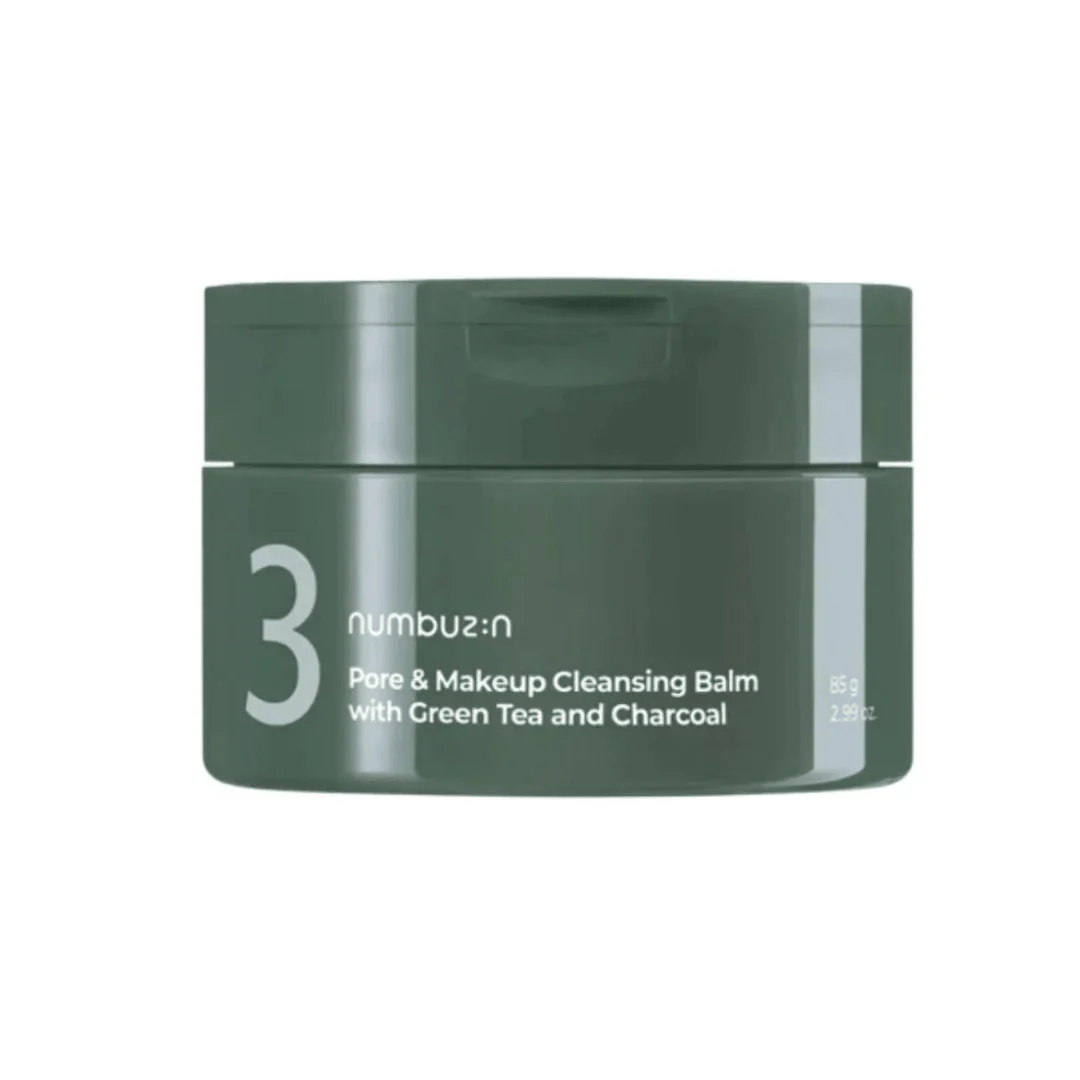[Numbuzin] No. 3 Pore & Makeup Cleansing Balm With Green Tea And Charcoal - 85 g