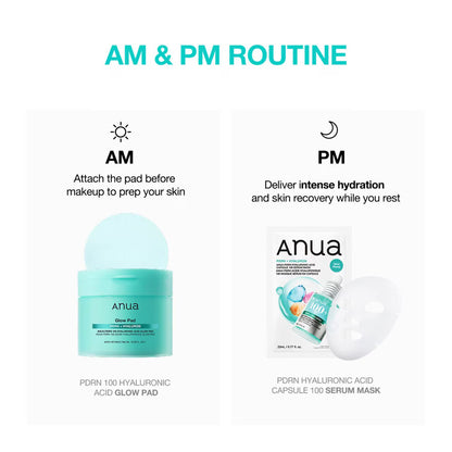 Anua PDRN Hyaluron Capsule 100 Serum Mask (23ml × 1 Sheet)