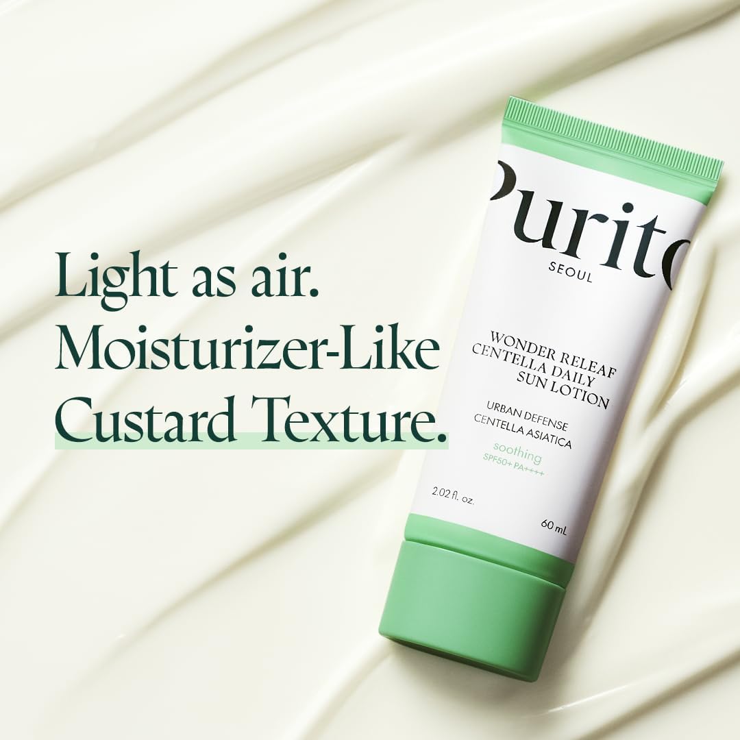 [PURITO] Wonder Releaf Centella Daily Sun Lotion (SPF50+ PA++++) - 60 ml