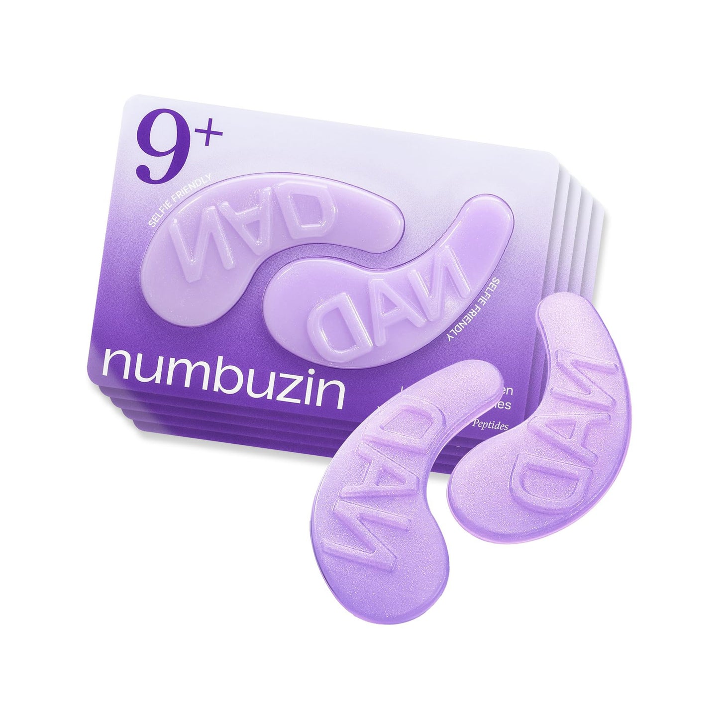 Numbuzin No.9 NAD Under Eye Patches – Revive & Depuff Eye Glow - 5 Pairs