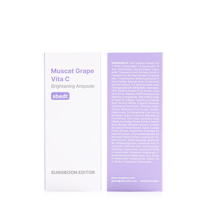 SUNGBOON EDITOR Muscat Grape Vita C Brightening Ampoule 40ml
