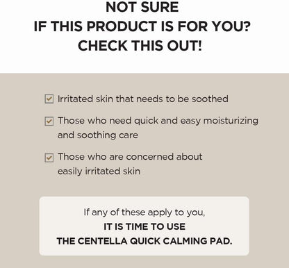 [SKIN 1004] Centella Quick Calming Pad