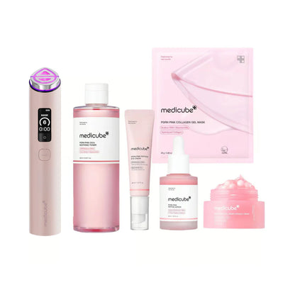[MEDICUBE] مجموعة PDRN Peptide Booster Pro Pink