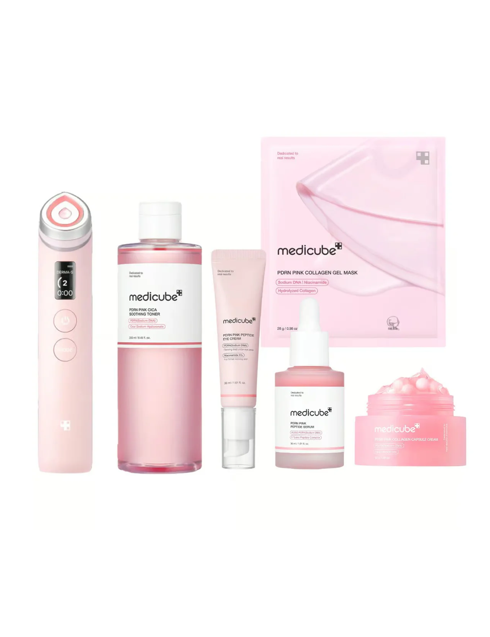 [MEDICUBE PDRN] Booster Lip Pink Toning Collagen Set