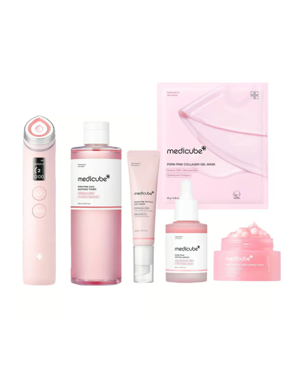 [MEDICUBE PDRN] Booster Lip Pink Toning Collagen Set