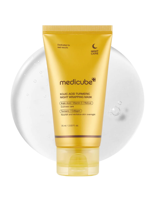[Medicube] KOJIC ACID TURMERIC NIGHT WRAPPING MASK 75ML