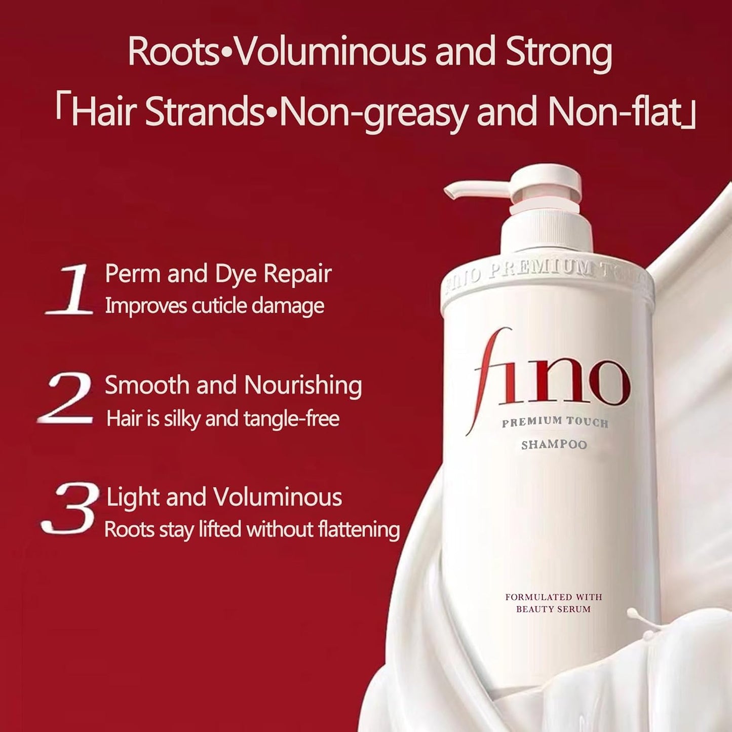 [Fino] Shiseido Premium Touch Shampoo (Made in Japan) – 550ml