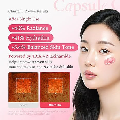 Medicube TXA + Niacinamide Capsule Cream | Brightening Moisturizer for Uneven Skin Tone