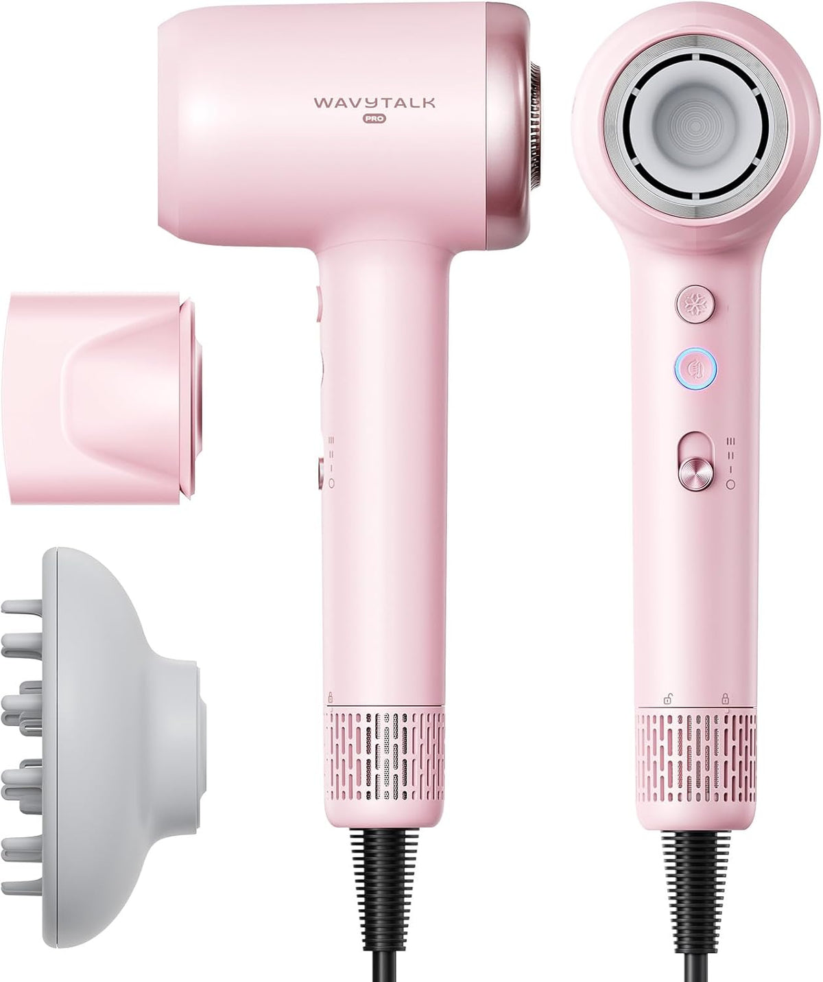 Wavytalk Turblow Pro Fast-Drying Hair Dryer – Pink