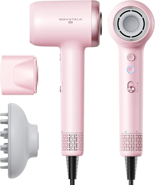 Wavytalk Turblow Pro Fast-Drying Hair Dryer – Pink