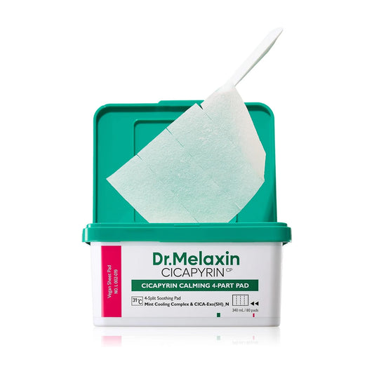 Dr. Melaxin Cicapyrin Calming Separate Toner Pad – Cooling & Trouble Care (80 Sheets / 340ml / 11.8 fl oz) 🌿❄️