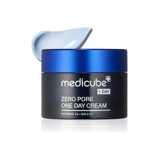 Medicube Zero Pore One-Day Cream 50ml - Visibly Smaller Pores, Controls Excess Oil - Pore Refining Cream with Panthenol, Salicylic Acid, and Niacinamide - Korean Skincare