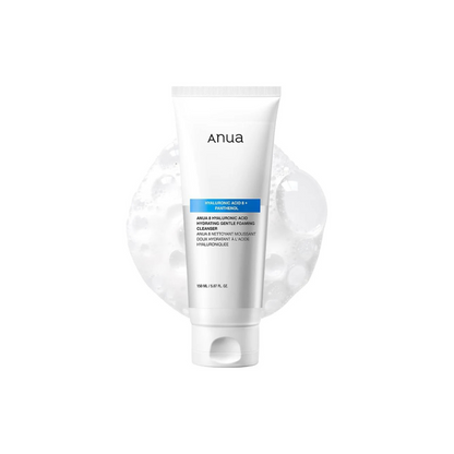 ANUA Hydrating Gentle Foaming Cleanser, Hyaluronic Acid (150ml/5.07fl oz.)