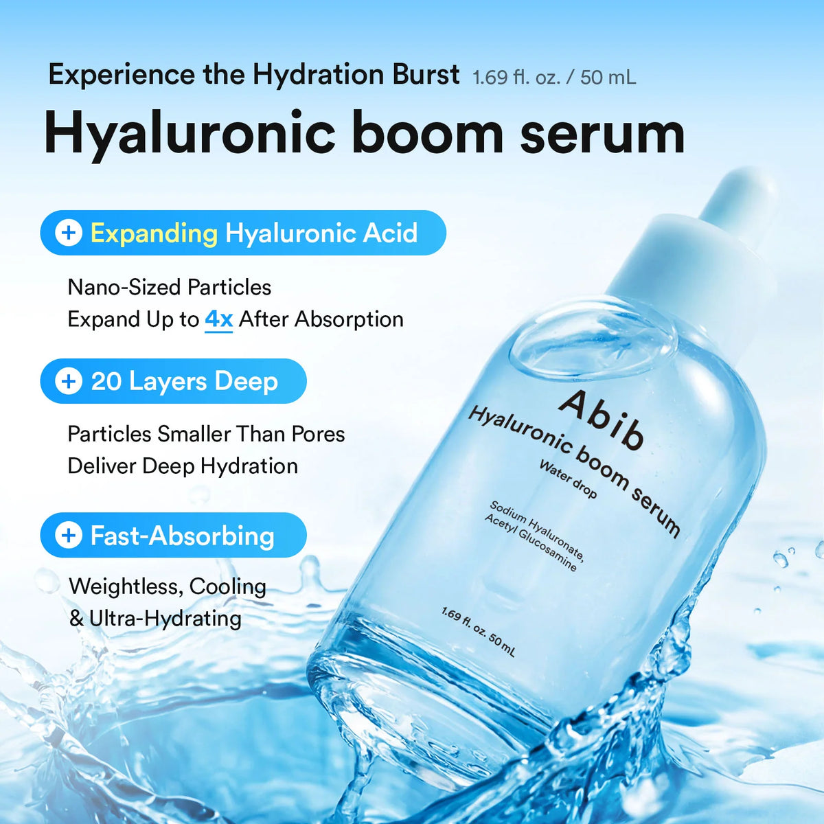 ABIB Hyaluronic Boom Serum Water Drop (50ml)