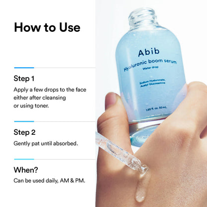 ABIB Hyaluronic Boom Serum Water Drop (50ml)
