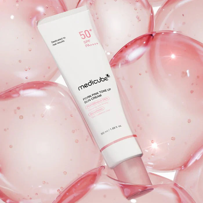 MEDICUBE - PDRN Pink Tone-Up Sun Cream – Radiant Shield SPF 50+ | 50 ml