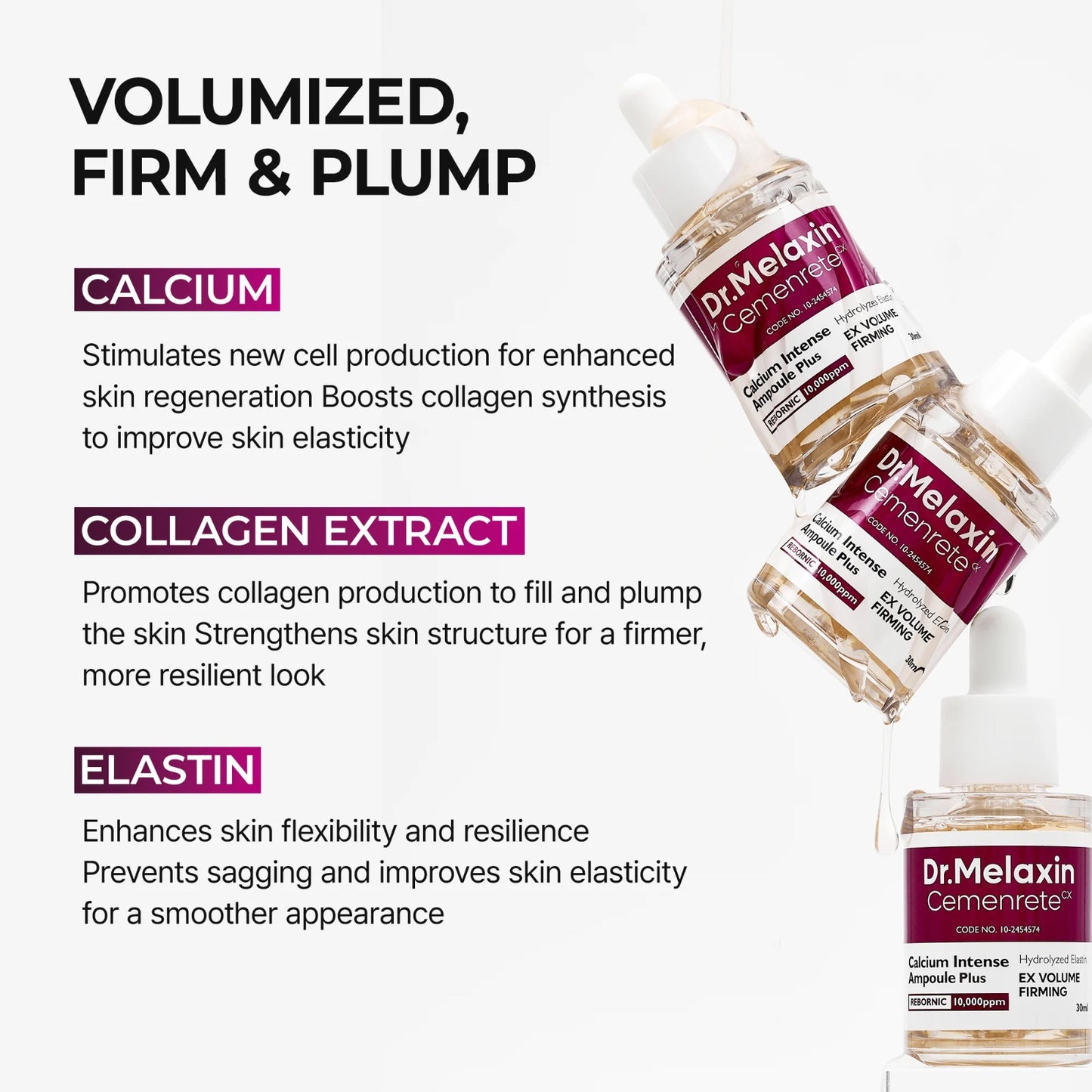 Dr. Melaxin Cemenrete Calcium Eyecare Routine