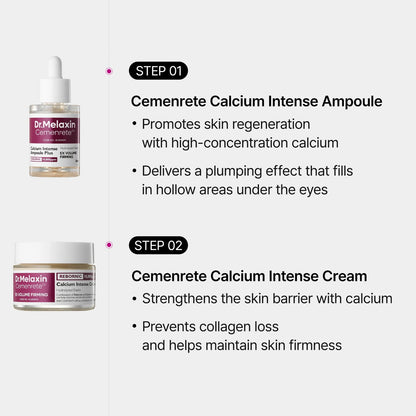 Dr. Melaxin Cemenrete Calcium Eyecare Routine