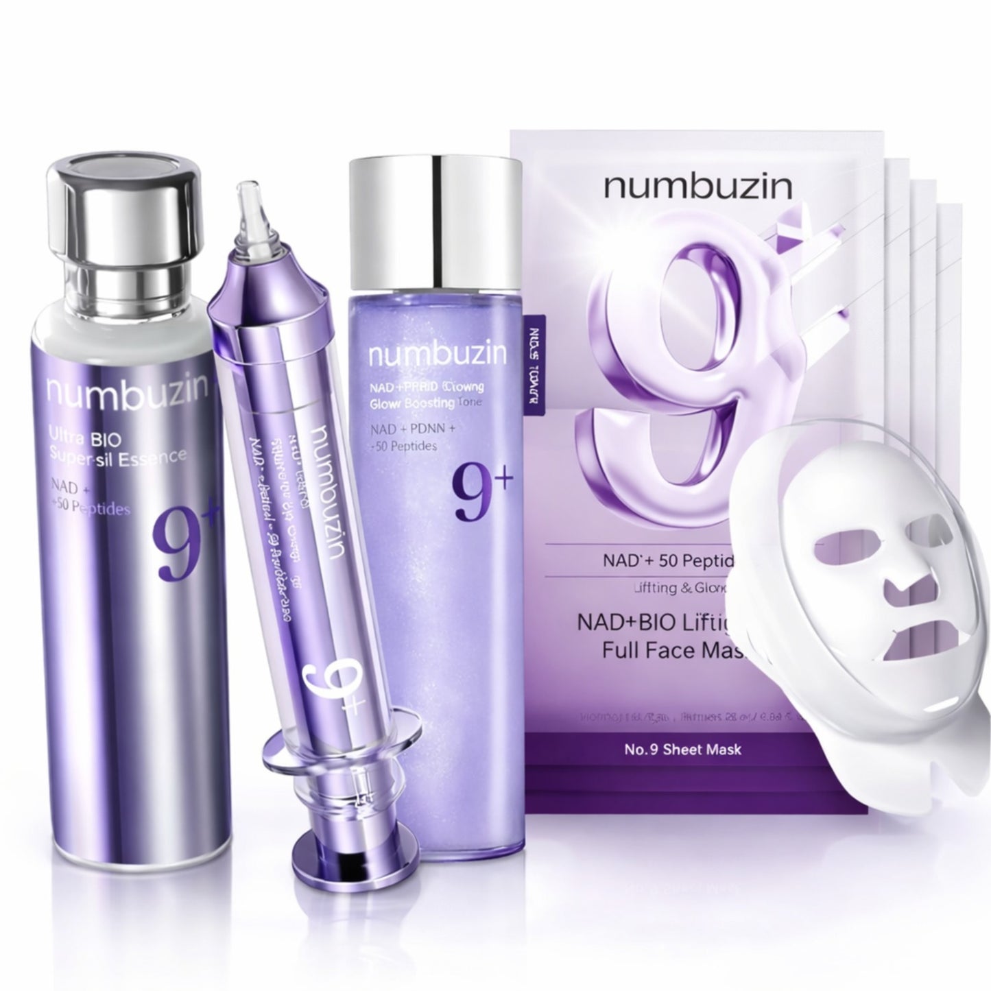 numbuzin No.9 NAD+ Bio Lifting & Glow Skincare Set