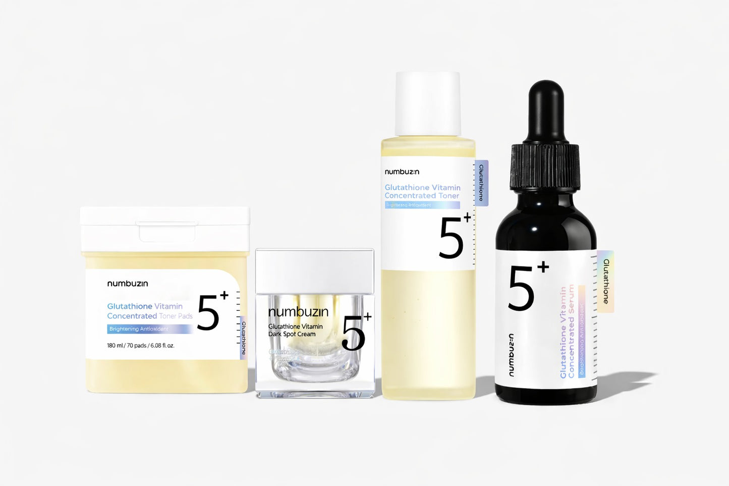 numbuzin No.5 Glutathione Complete Brightening Routine Set ✨🍋