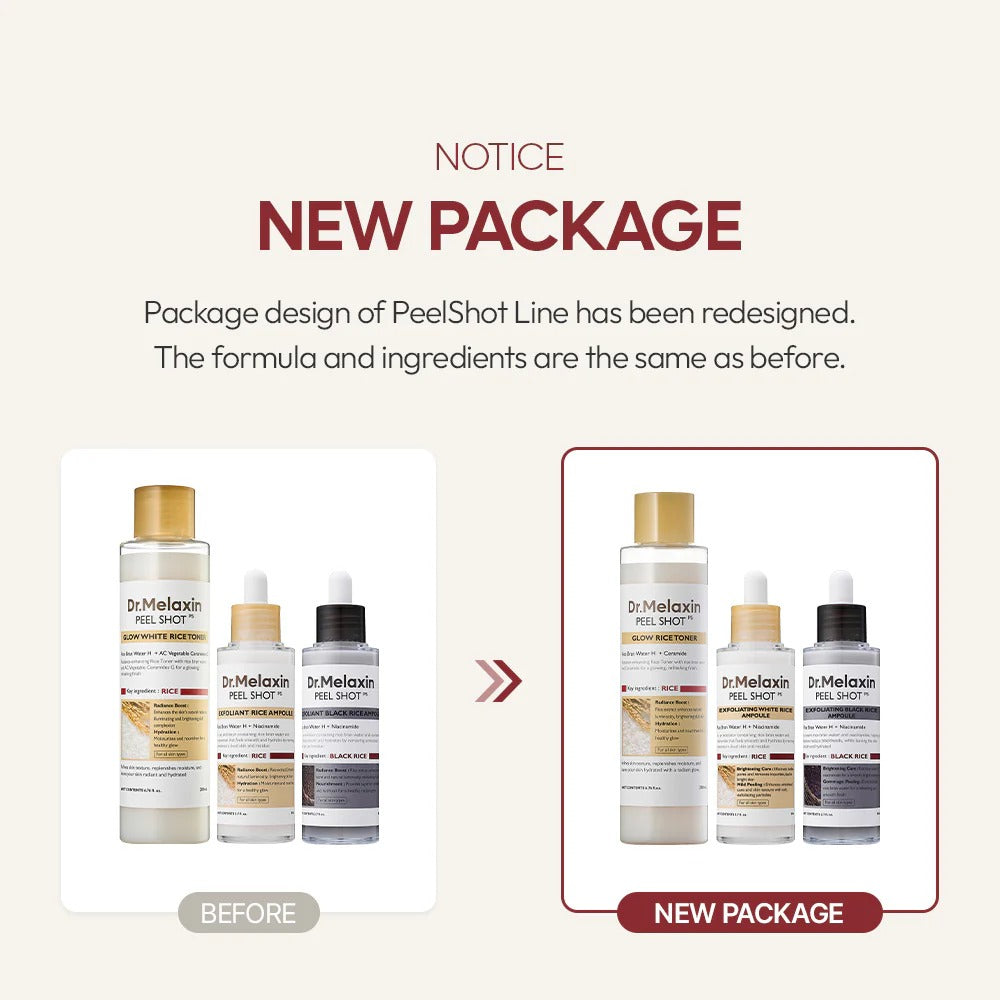 Dr. Melaxin Peel Shot Glow Rice Line