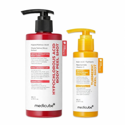 Medicube Dual Body Peel Shot Duo – Smooth & Bright Skin Set
