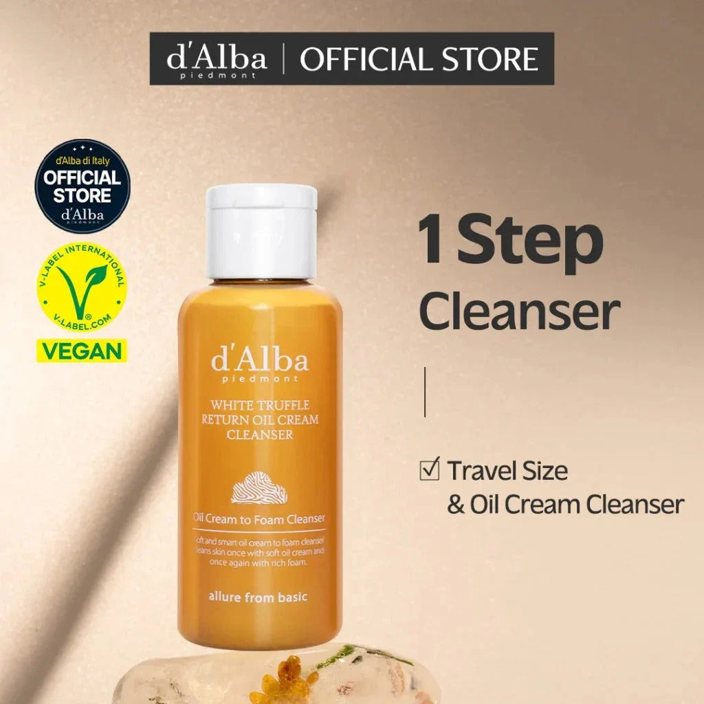 d'Alba White Truffle Return Oil Cream Cleanser (65ml) – Official