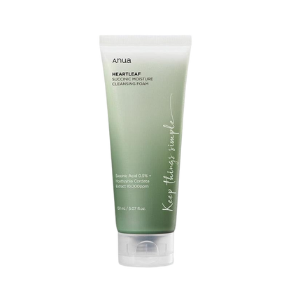 [Anua] Heartleaf Succinic Moisture Cleansing Foam 150ml