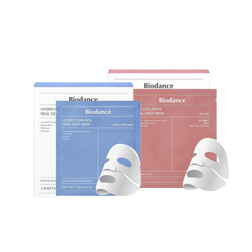 [BIODANCE] Mask Set - Hydro Cera-nol 4pcs + Bio-Collagen 4pcs