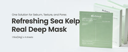 [BIODANCE] Mask Set (Refreshing Sea Kelp 4ea + Bio-Collagen 4ea)