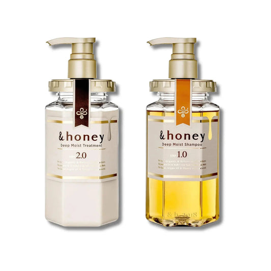 [&honey] (and honey) Deep Moist Shampoo &; Treatment Set (1.0 + 2.0)