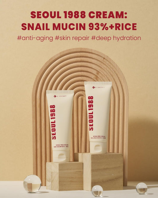 K-SECRET SEOUL 1988 Cream : Snail Mucin 93% + Rice