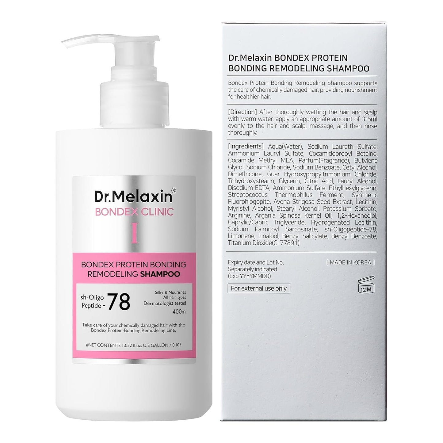 Dr. Melaxin Bondex Protein Bonding Remodeling Shampoo - 400ml