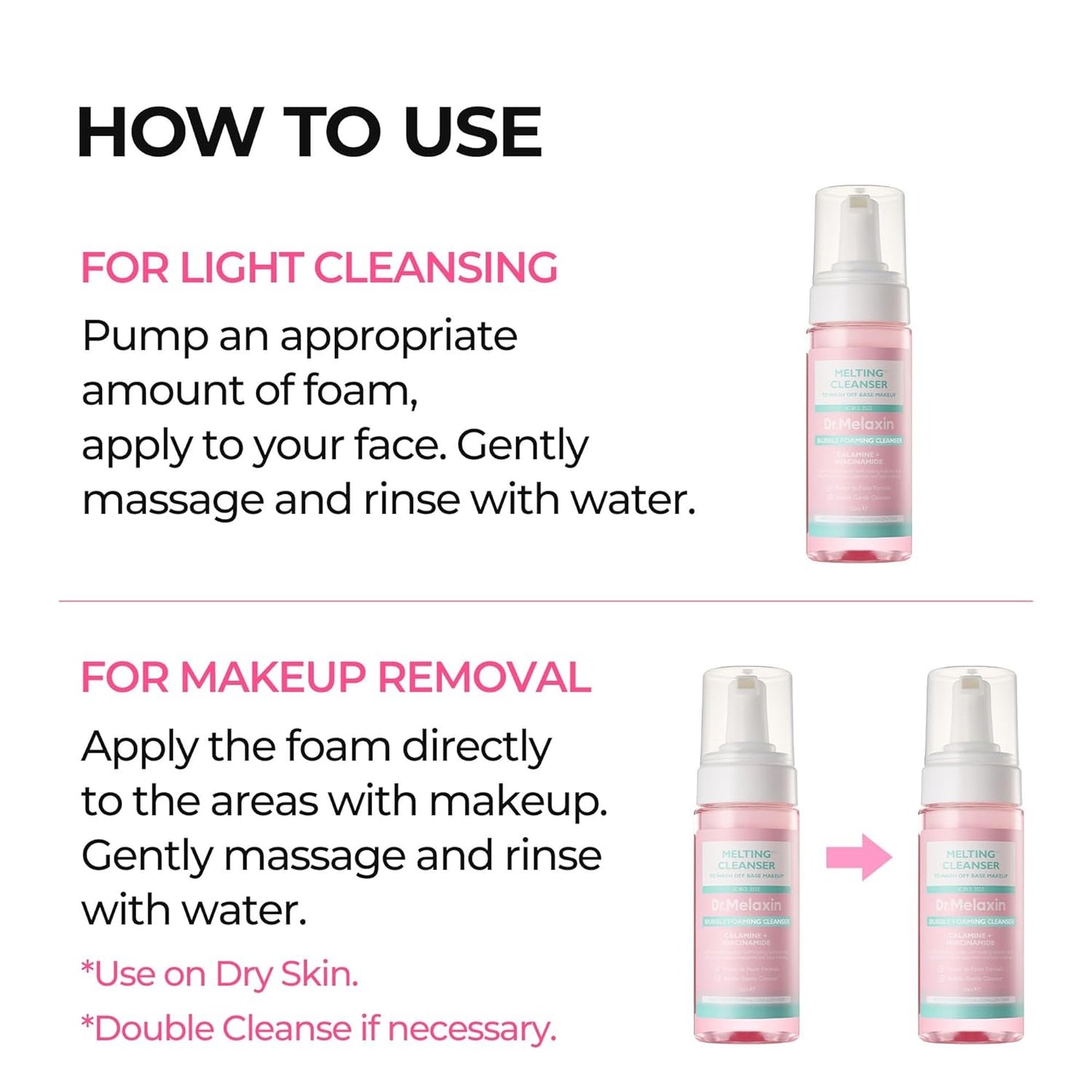 Dr. Melaxin Melting Cleanser -  150 ml