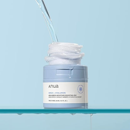 Anua Birch Moisture Boosting Toner Pads – Hydrating & Soothing (160ml)