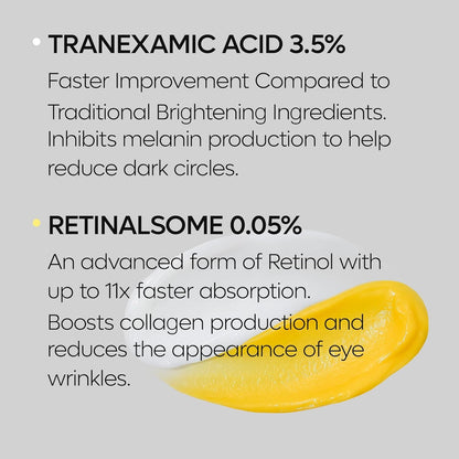 Dr. Melaxin TX Tranexamic Acid Retinalsome Dual Eye Cream – 50 ml