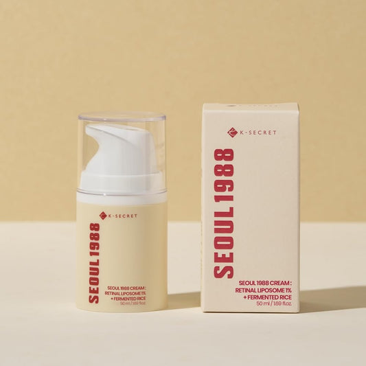 K-SECRET Seoul 1988 Retinal Liposome 1% + Fermented Rice Extract Face Cream | 50ml