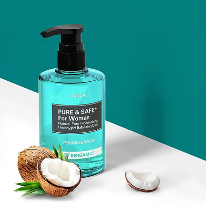 KUNDAL Pure & Safe Feminine Wash Bergamot 300ml
