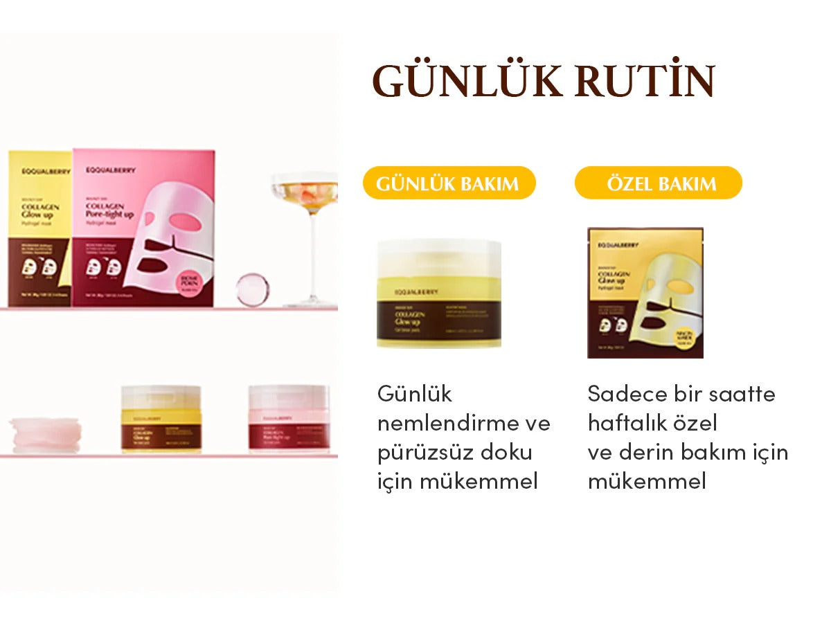 [Eqqualberry] Collagen Glow Up Gel Toner Pads (60ea)