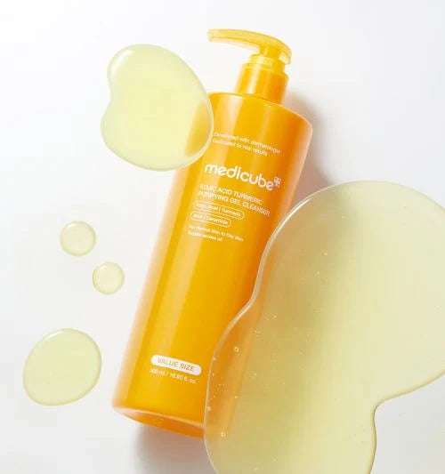 Medicube Kojic Acid Turmeric Gel to Foam Cleanser 500ml