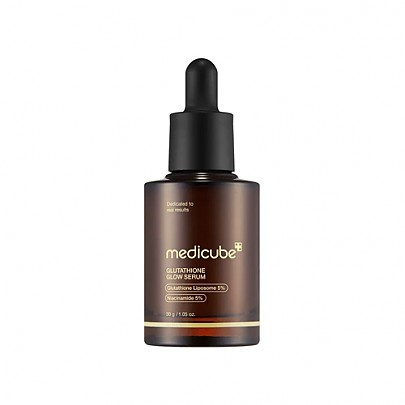 Medicube AGE-R Glutathione Glow Serum - Antioxidant & Elasticity Care Serum for 24Hr Pure Radiance, Korean Glass Glow Skin, Daily Use for Youthful Skin, Korean Skincare
