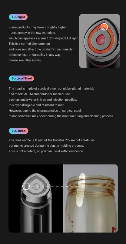[Medicube] Age-R Booster Pro 6-in-1 Total Care LED Therapy, latest Upgraded version of Booster-H, for Enhanced Absorption, Radiance, Elasticity, Facial Contouring, and Pore Care