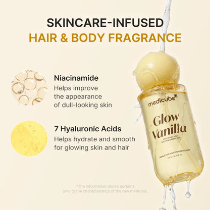 Medicube Glow Vanilla Hair & Body Fragrance Mist (250ml)