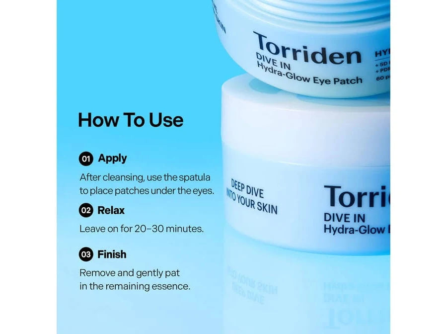 Torriden DIVE IN Hydra-Glow Eye Patch (97g / 60 Patches)