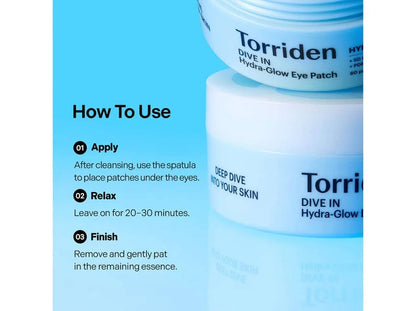 Torriden DIVE IN Hydra-Glow Eye Patch (97g / 60 Patches)