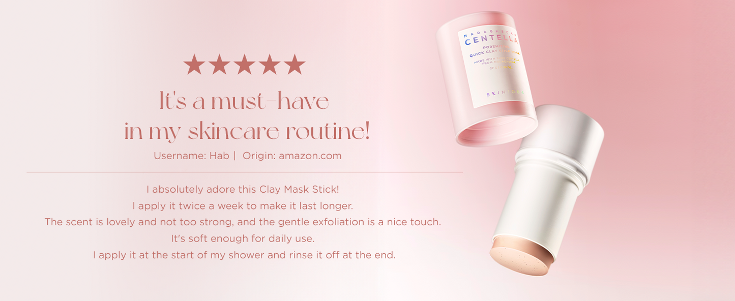 [SKIN1004] Madagascar Centella Poremizing Quick Clay Stick Mask 27g