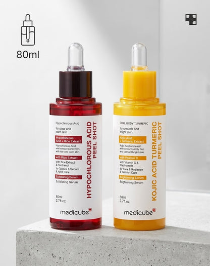 Medicube Dual Body Peel Shot Duo – Smooth & Bright Skin Set